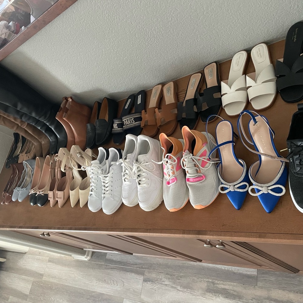 Coming soon! Size 8. Sam Edelman, Kate spade, madewell, + more. Many unworn